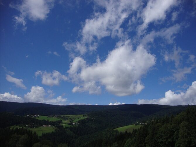 clouds, view from Rogla